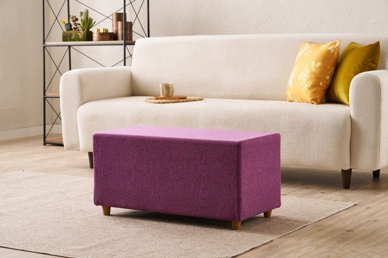 Glenda Sittpuff 40 cm - Lila - Möbler - Vardagsrum - Stolar & sittmöbler - Sittpuff