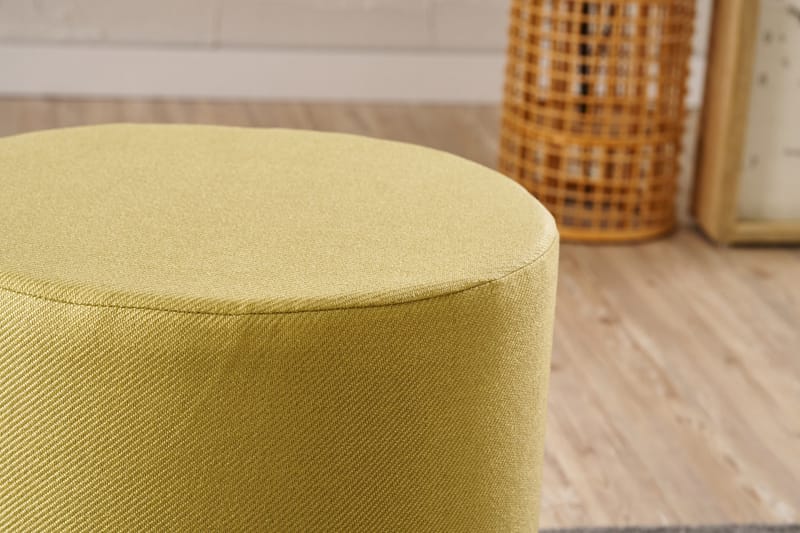 Glendon Sittpuff 40 cm - Gul - Möbler - Vardagsrum - Stolar & sittmöbler - Sittpuff
