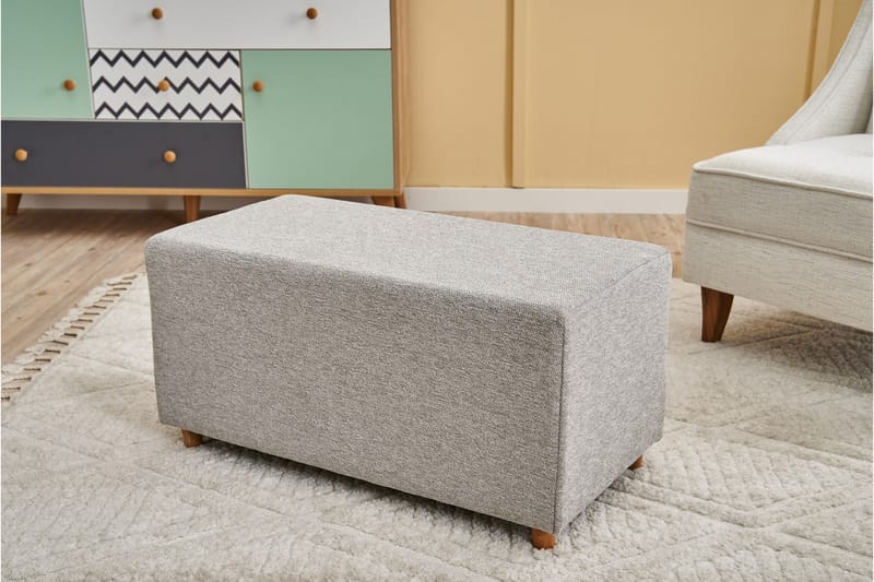 Gloriane Sittpuff 40 cm - Vit - Möbler - Vardagsrum - Stolar & sittmöbler - Sittpuff
