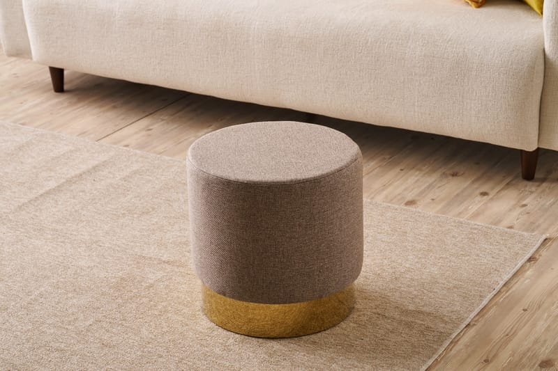 Gokova Sittpuff 40 cm - Brun - Möbler - Vardagsrum - Stolar & sittmöbler - Sittpuff