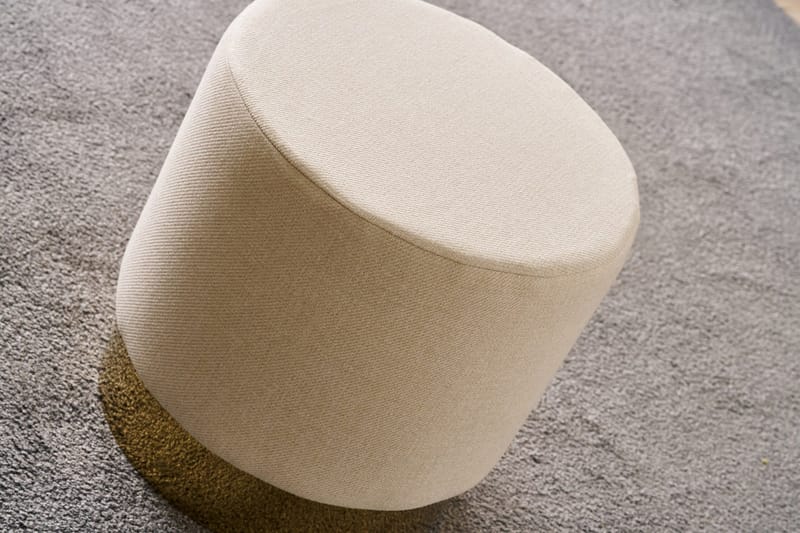 Gokova Sittpuff 40 cm - Cream - Möbler - Vardagsrum - Stolar & sittmöbler - Sittpuff
