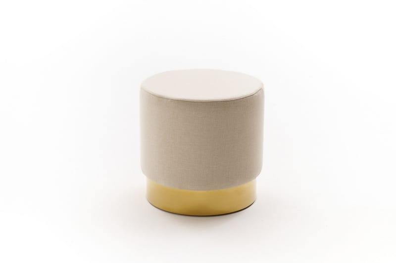 Gokova Sittpuff 40 cm - Cream - Möbler - Vardagsrum - Stolar & sittmöbler - Sittpuff