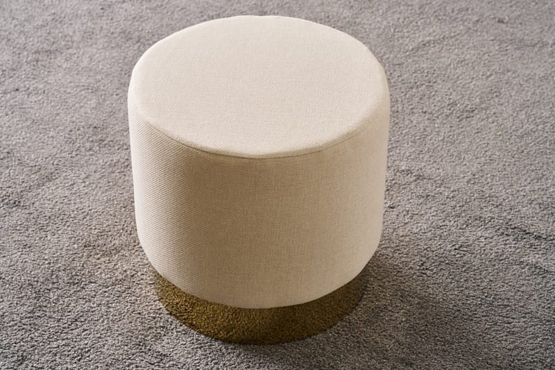 Gokova Sittpuff 40 cm - Cream - Möbler - Vardagsrum - Stolar & sittmöbler - Sittpuff