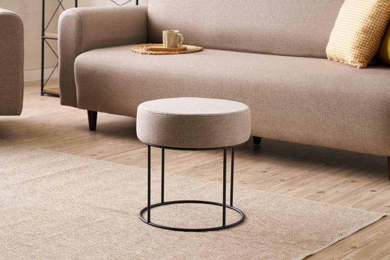 Goliath Sittpuff 40 cm - Beige - Möbler - Vardagsrum - Stolar & sittmöbler - Sittpuff