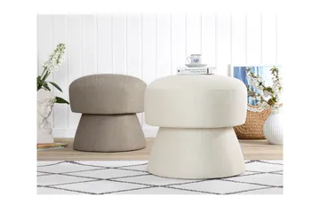 Gomer Sittpuff 45 cm - Cream - Möbler - Vardagsrum - Stolar & sittmöbler - Sittpuff