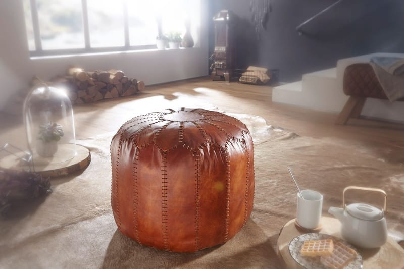 Gotam Sittpall - Brun - Möbler - Vardagsrum - Stolar & sittmöbler - Sittpuff