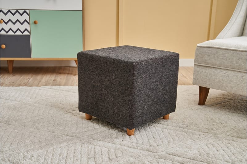 Gracen Sittpuff 40 cm - Antracit/Koppar - Möbler - Vardagsrum - Stolar & sittmöbler - Sittpuff