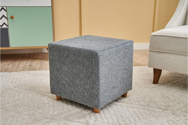 Gracen Sittpuff 40 cm - Grå - Möbler - Vardagsrum - Stolar & sittmöbler - Sittpuff
