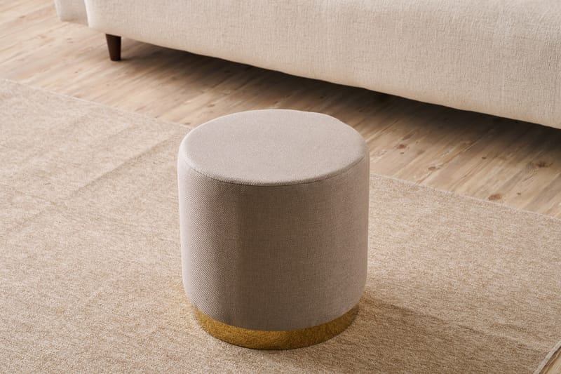 Gracie Sittpuff 40 cm - Brun - Möbler - Vardagsrum - Stolar & sittmöbler - Sittpuff