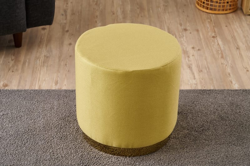 Gracie Sittpuff 40 cm - Gul - Möbler - Vardagsrum - Stolar & sittmöbler - Sittpuff