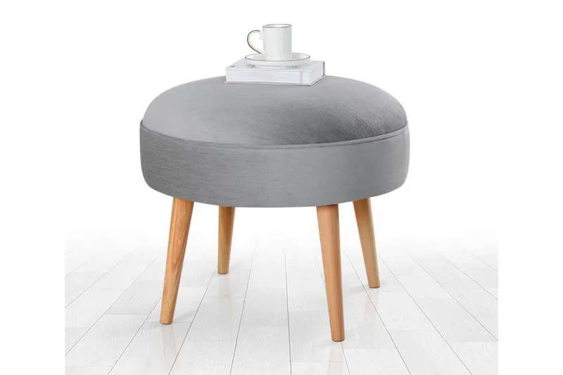 Graysen Sittpuff 52 cm, Grå