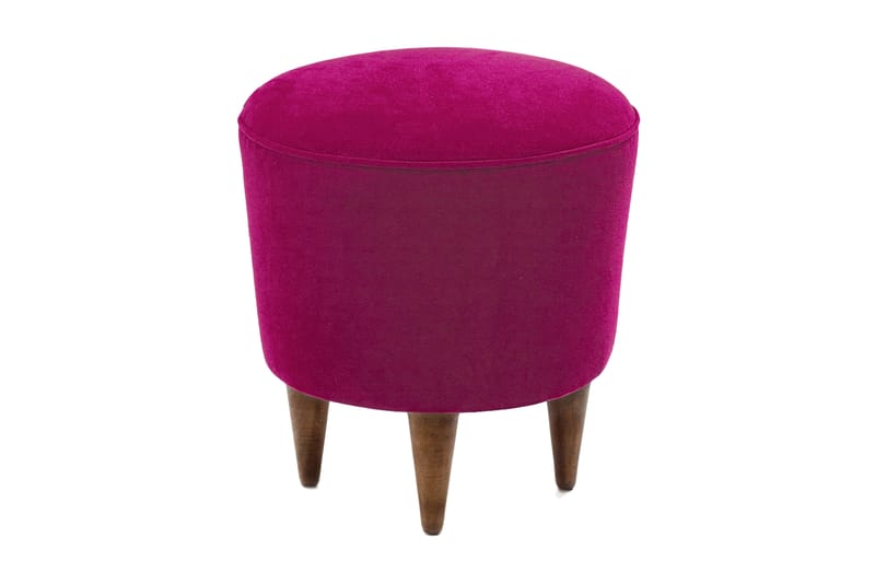 GRELETTE Sittpuff Rund Rosa/Natur - Sittpuff