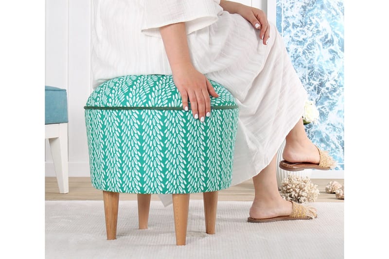 Greysen Sittpuff 43 cm - Multicolor - Möbler - Vardagsrum - Stolar & sittmöbler - Sittpuff