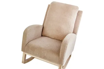 Gungstol Alsta - Beige, brun - Möbler - Vardagsrum - Stolar & sittmöbler - Snurrstolar & gungstolar