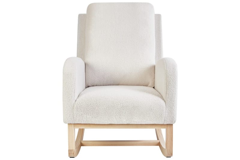 Gungstol Alsta - Vit, brun - Möbler - Vardagsrum - Stolar & sittmöbler - Snurrstolar & gungstolar