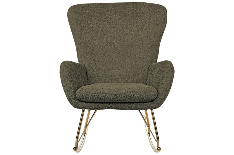 Gungstol Anaset - Grönt, guld - Möbler - Vardagsrum - Stolar & sittmöbler - Snurrstolar & gungstolar