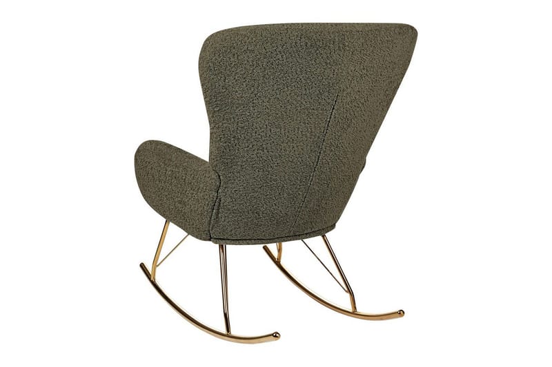 Gungstol Anaset - Grönt, guld - Möbler - Vardagsrum - Stolar & sittmöbler - Snurrstolar & gungstolar