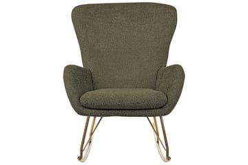 Gungstol Anaset - Grönt/guld - Möbler - Vardagsrum - Stolar & sittmöbler - Snurrstolar & gungstolar