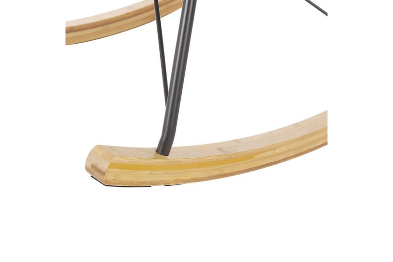 Gungstol Ellan - Beige, svart, ljust trä - Möbler - Vardagsrum - Stolar & sittmöbler - Snurrstolar & gungstolar