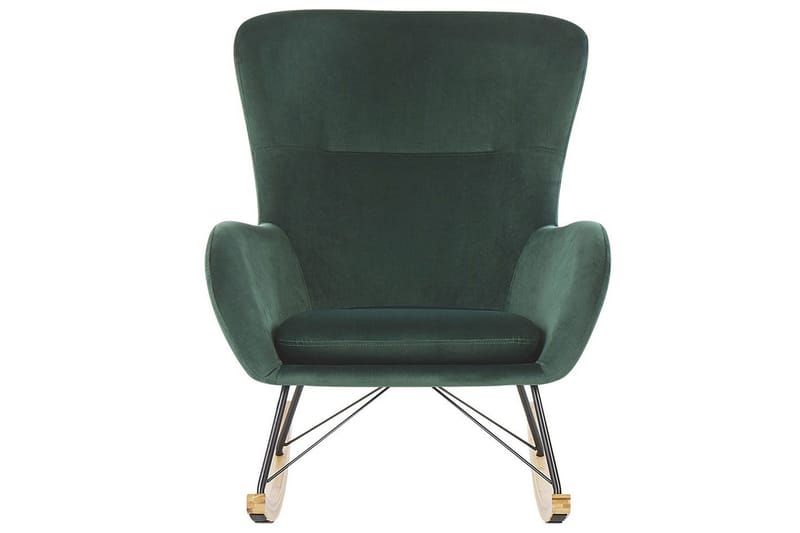 Gungstol Ellan - Grönt, svart, ljust trä - Möbler - Vardagsrum - Stolar & sittmöbler - Snurrstolar & gungstolar