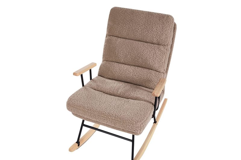 Gungstol Eskelin - Beige, svart, brun - Möbler - Vardagsrum - Stolar & sittmöbler - Snurrstolar & gungstolar