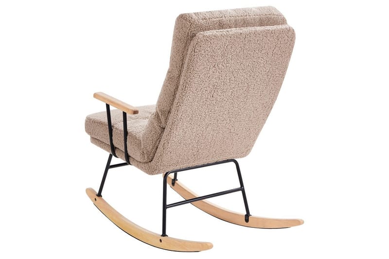 Gungstol Eskelin - Beige, svart, brun - Möbler - Vardagsrum - Stolar & sittmöbler - Snurrstolar & gungstolar