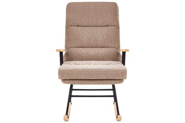 Gungstol Eskelin - Beige, svart, brun - Möbler - Vardagsrum - Stolar & sittmöbler - Snurrstolar & gungstolar