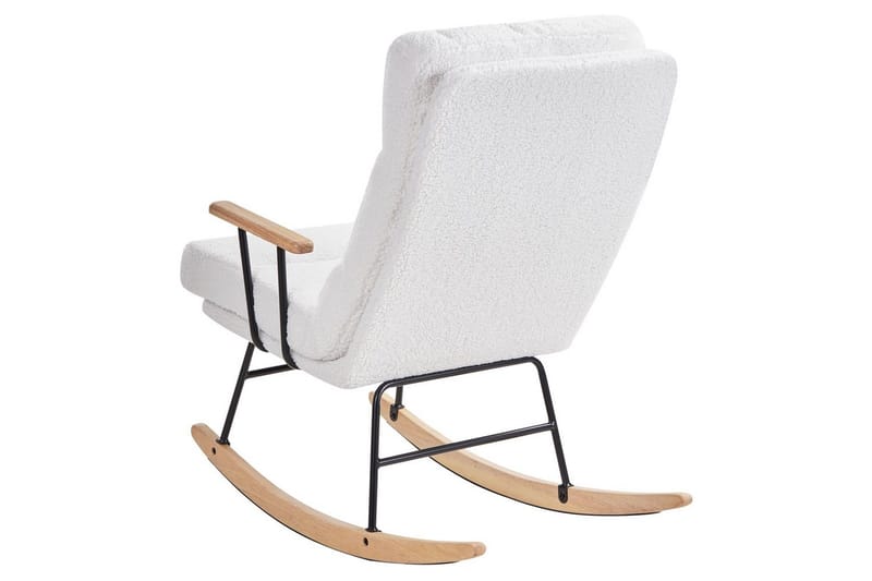 Gungstol Eskelin - Vit, svart, brun - Möbler - Vardagsrum - Stolar & sittmöbler - Snurrstolar & gungstolar