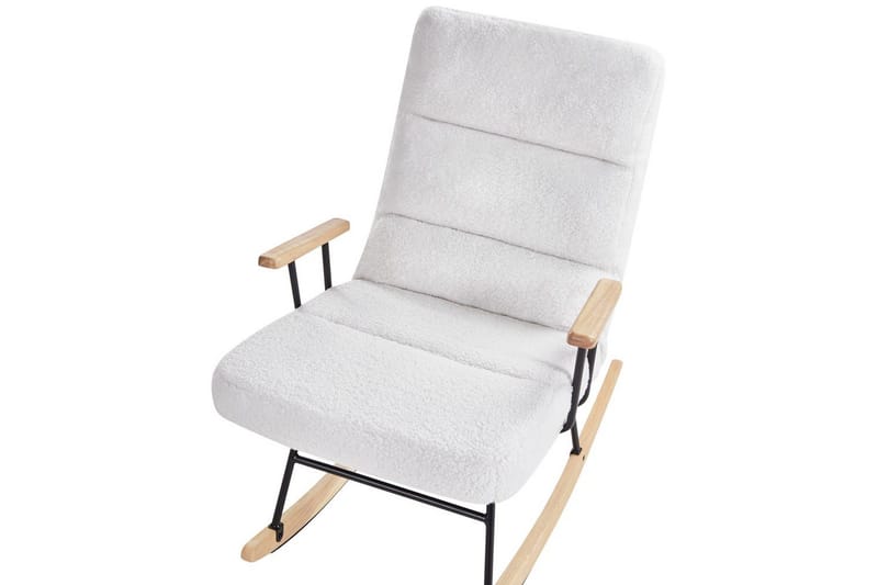 Gungstol Eskelin - Vit, svart, brun - Möbler - Vardagsrum - Stolar & sittmöbler - Snurrstolar & gungstolar