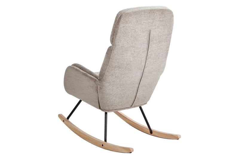Gungstol Kvelia - Beige, brun, svart - Möbler - Vardagsrum - Stolar & sittmöbler - Snurrstolar & gungstolar