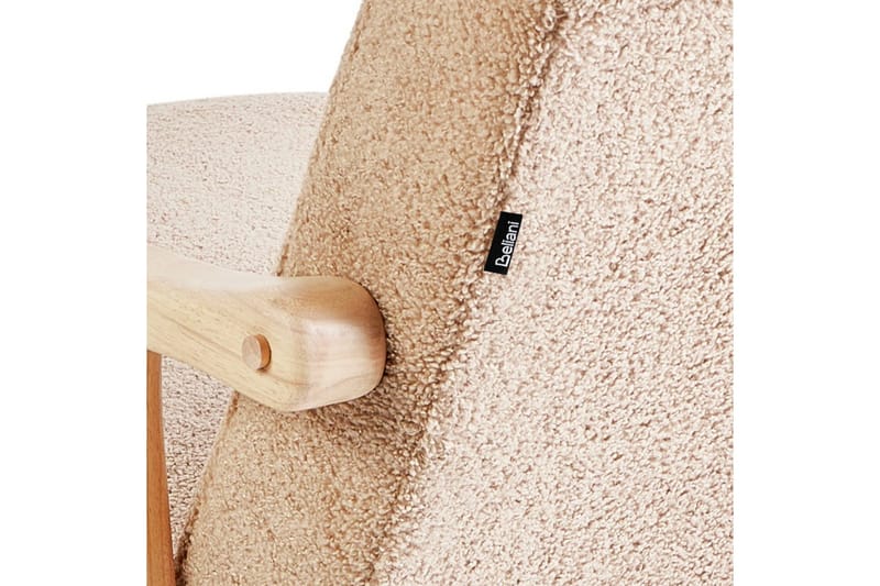 Gungstol Leknes - Beige, brun - Möbler - Vardagsrum - Stolar & sittmöbler - Snurrstolar & gungstolar