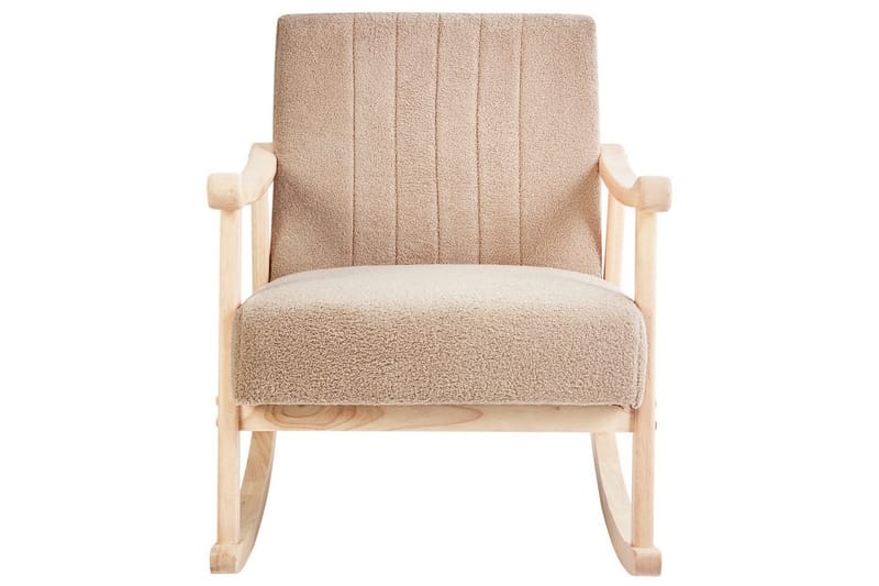 Gungstol Leknes - Beige, brun - Möbler - Vardagsrum - Stolar & sittmöbler - Snurrstolar & gungstolar