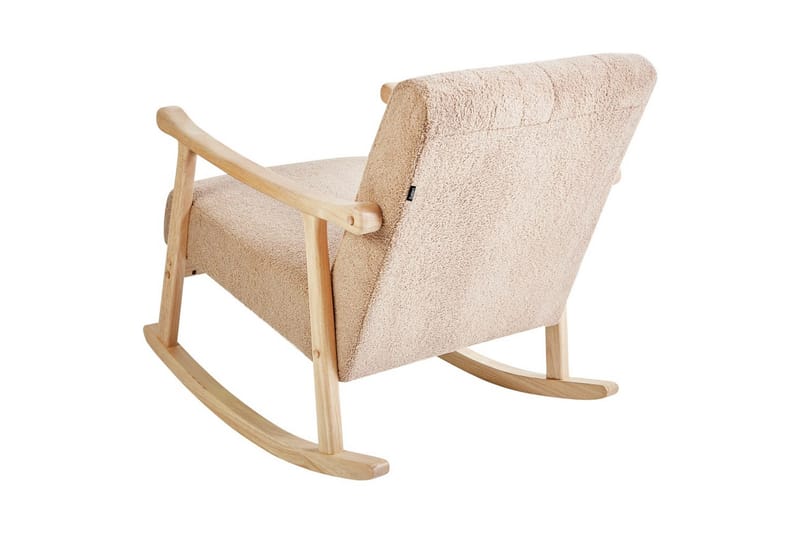 Gungstol Leknes - Beige, brun - Möbler - Vardagsrum - Stolar & sittmöbler - Snurrstolar & gungstolar