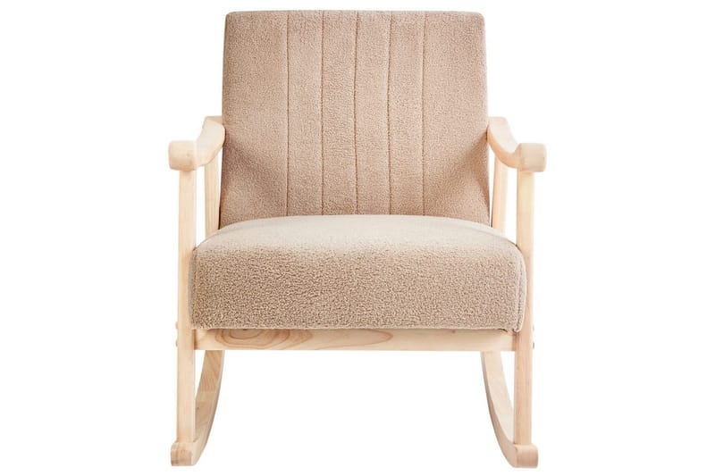 Gungstol Leknes - Beige, brun - Möbler - Vardagsrum - Stolar & sittmöbler - Snurrstolar & gungstolar