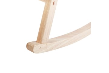 Gungstol Leknes - Vit, brun - Möbler - Vardagsrum - Stolar & sittmöbler - Snurrstolar & gungstolar