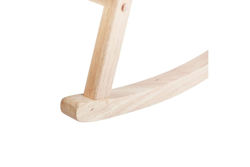 Gungstol Leknes - Vit, brun - Möbler - Vardagsrum - Stolar & sittmöbler - Snurrstolar & gungstolar