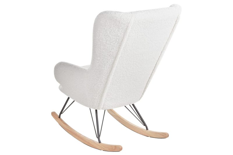 Gungstol Luoma - Vit, svart, brun - Möbler - Vardagsrum - Stolar & sittmöbler - Snurrstolar & gungstolar