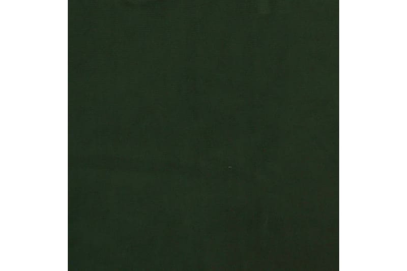 Gungstol med fotpall mörkgrön sammet - Grön - Snurrstolar & gungstolar