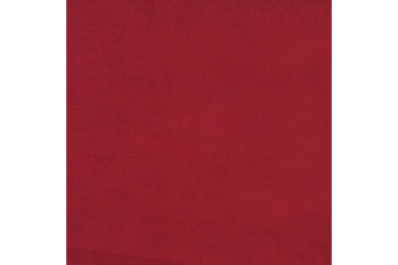 Gungstol med fotpall vinröd sammet - Röd - Snurrstolar & gungstolar