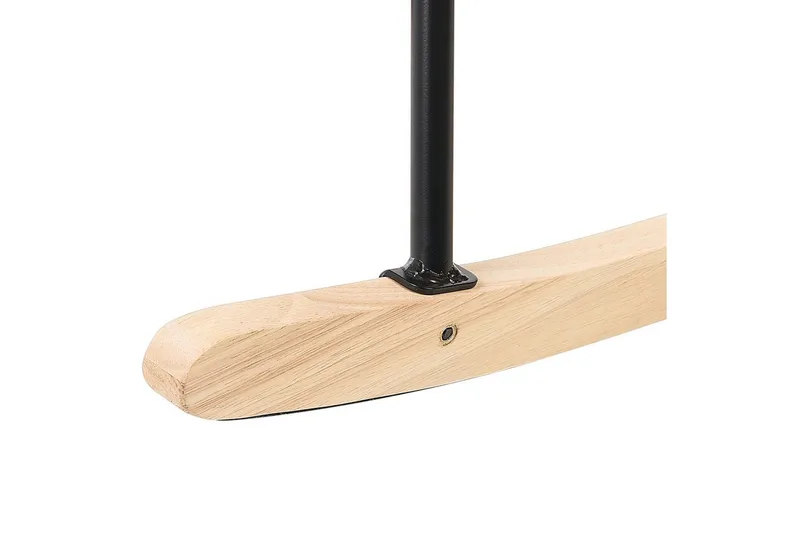 Gungstol Oulu - Gult, svart, ljust trä - Möbler - Vardagsrum - Stolar & sittmöbler - Snurrstolar & gungstolar