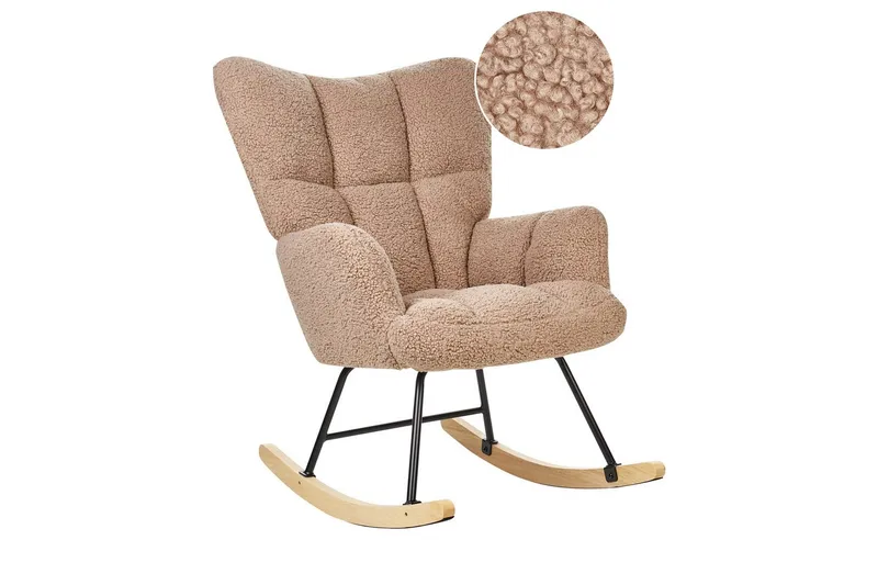 Gungstol Oulu, Sandbeige, svart, ljust trä