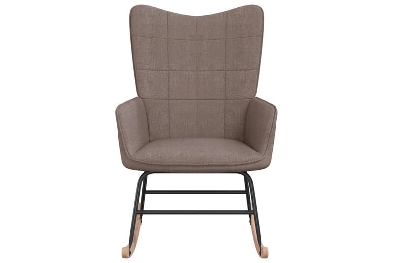 Gungstol taupe tyg - Brun - Möbler - Vardagsrum - Stolar & sittmöbler - Snurrstolar & gungstolar