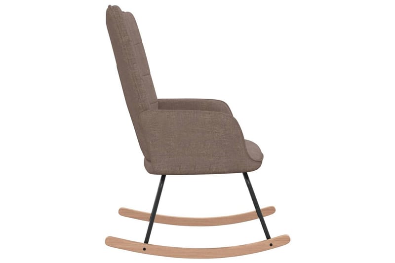 Gungstol taupe tyg - Brun - Möbler - Vardagsrum - Stolar & sittmöbler - Snurrstolar & gungstolar
