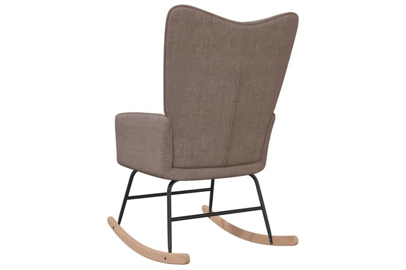 Gungstol taupe tyg - Brun - Möbler - Vardagsrum - Stolar & sittmöbler - Snurrstolar & gungstolar