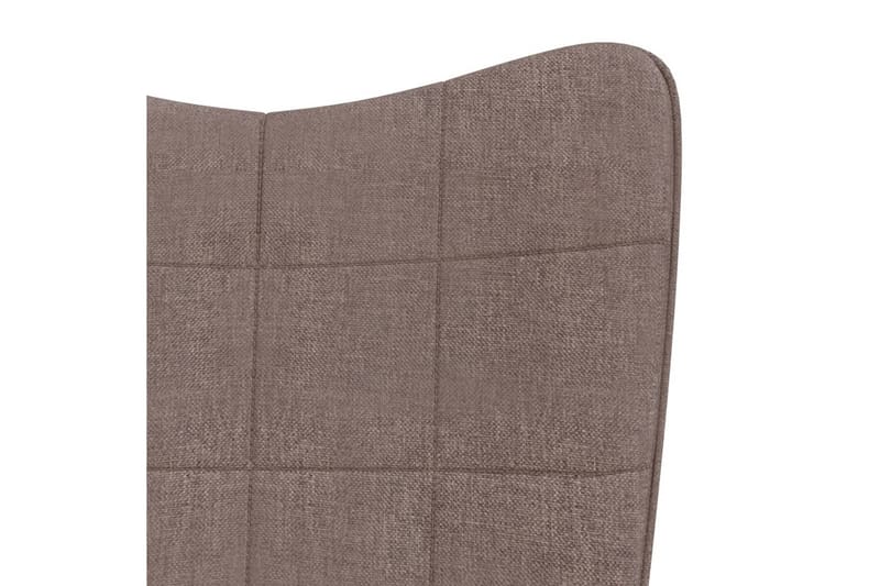 Gungstol taupe tyg - Brun - Möbler - Vardagsrum - Stolar & sittmöbler - Snurrstolar & gungstolar
