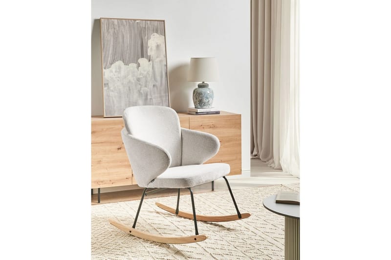 Gungstol Viken - Grönt, ljust trä - Möbler - Vardagsrum - Stolar & sittmöbler - Snurrstolar & gungstolar