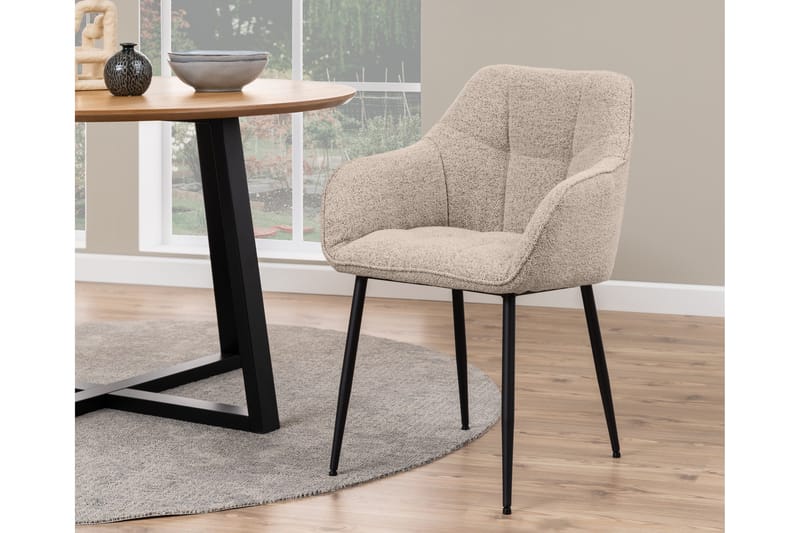 Harford Karmstol - Beige - Möbler - Vardagsrum - Stolar & sittmöbler - Karmstolar