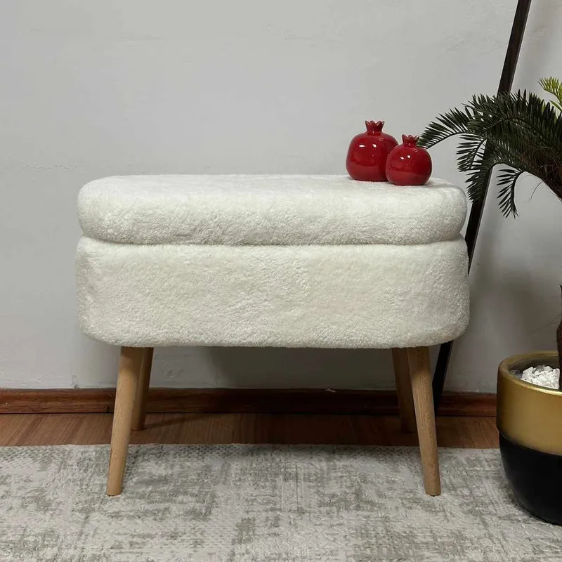 Heba Sittpuff med förvaring 60 cm - Möbler - Vardagsrum - Stolar & sittmöbler - Sittpuff
