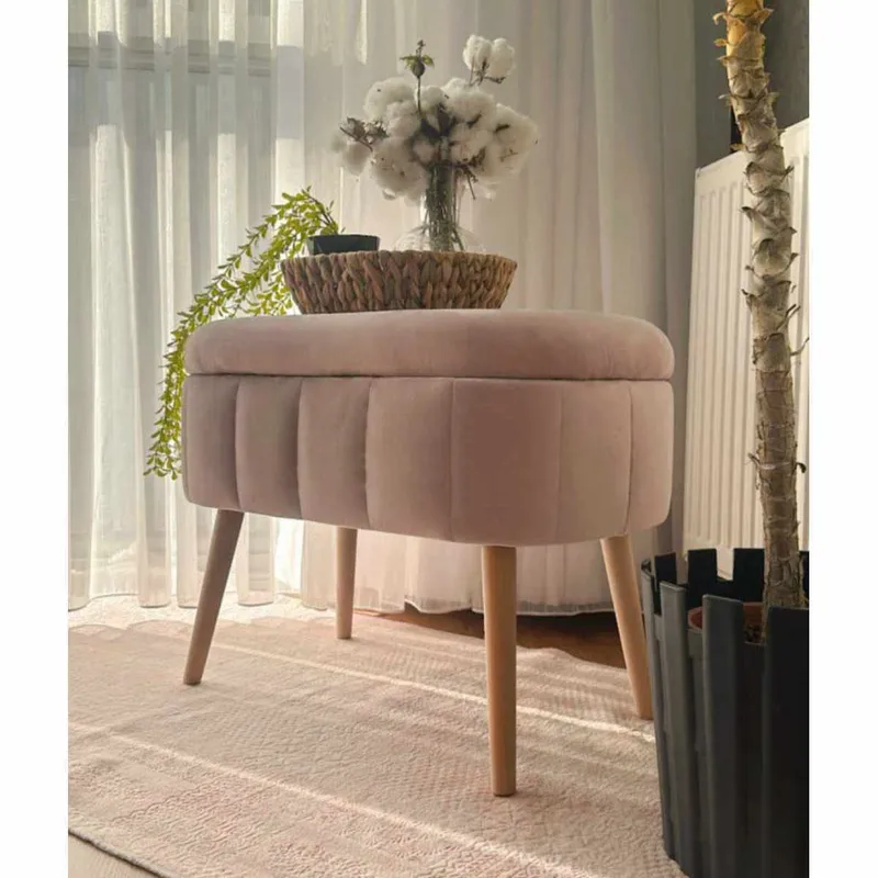 Heba Sittpuff med förvaring 60 cm - Möbler - Vardagsrum - Stolar & sittmöbler - Sittpuff