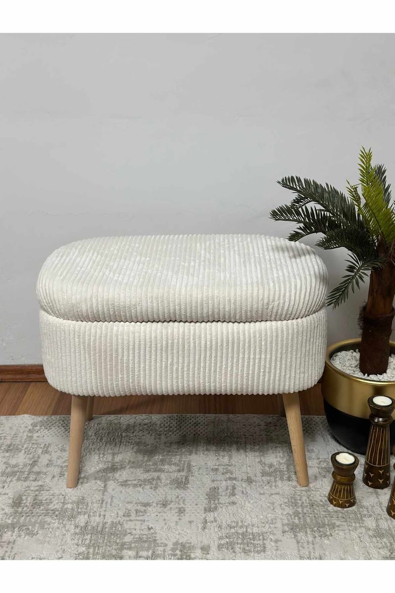 Heba Sittpuff med förvaring 60 cm - Möbler - Vardagsrum - Stolar & sittmöbler - Sittpuff